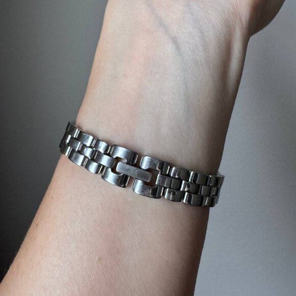 Vintage ESQ by Movado Venture Women’s Stainless Steel Watch with Square White Di - Picture 7 of 8